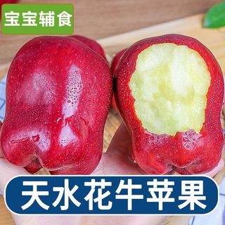 花牛苹果甘肃天水新鲜水果粉面刮泥蛇果黑苹果4.7斤