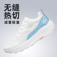 诺诗兰 春夏户外男女情侣低帮徒步鞋轻便运动登山休闲鞋 NLSDH0511E 星白色