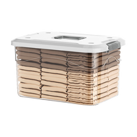 稻草熊收纳箱大号加厚家用衣服被子玩具整理箱零食桌面储物箱书本盒子  【cm】