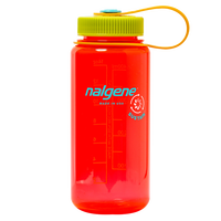 乐基因（nalgene）塑料杯子运动水壶大容量男女耐摔便携开水泡茶简约水瓶美国 石榴色 400ml