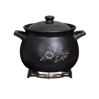 厨诺砂锅大容量煲汤家用沙锅商用大号特大号炖锅熬药罐煤气灶12升 直径28CM高21CM/12-20人 12L