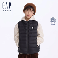 Gap【大小童同款】男女童初秋立领羽绒马甲儿童背心 642583