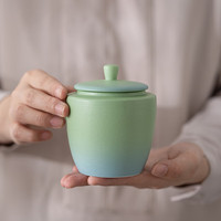 苏氏陶瓷(SUSHI CERAMICS)国潮茶叶罐轻舟已过万重山双储物罐礼盒组