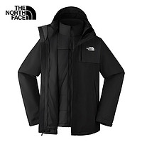 THE NORTH FACE 北面 三合一冲锋衣男户外防风夹克外套夹棉内胆 8DNC JK3 M/170