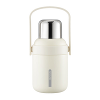 九阳（Joyoung）保温杯316L不锈钢大容量男女士水杯户外高颜值茶杯大肚杯白