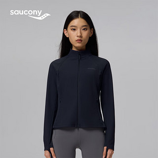 索康尼 saucony 梭织外套跑步训练秋季风衣正黑色XL