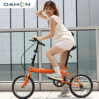 DAHON 大行 16英寸迷你城市通勤折叠自行车成人男女式小轮单速KT610