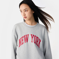 Gap 女装秋季印花logo圆领卫衣