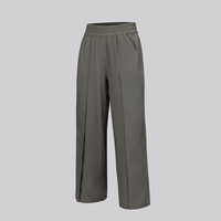 露露乐蒙lululemon丨Front-Pleat 女士前侧压褶阔腿中长裤 速干 LW6CUIS 卡其棕 S /6