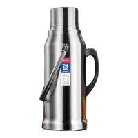 GIANXI 保温壶不锈钢热水瓶大容量玻璃内胆暖壶开水瓶精钢保温瓶