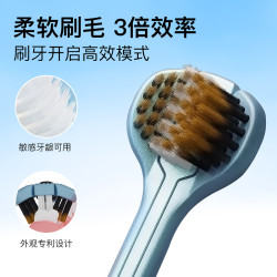 Paul-Dent 德国品牌宝儿德三面环绕成人牙刷清洁口腔软毛专利牙刷2支装