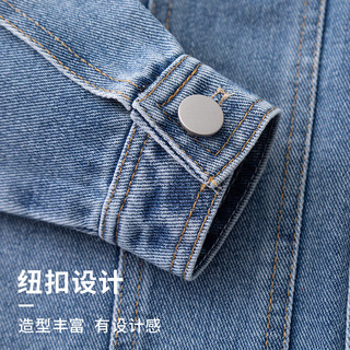 马卡乐 MarColor童装外套2025新款帅气男童春季牛仔外套大童春秋薄款衣服儿童春装