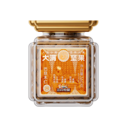 三只松鼠 大满巴旦木仁360g/罐