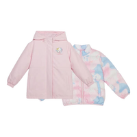 361°童装女童上衣两件套2025年冬季新款小童保暖外套