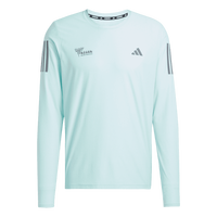 adidas 2024北京马拉松定制系列速干跑步长袖T恤冬季阿迪达斯