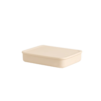 名创优品MINISO收纳盒桌面收纳盒零食玩具整理箱大号储物箱 扁款中号【cm】