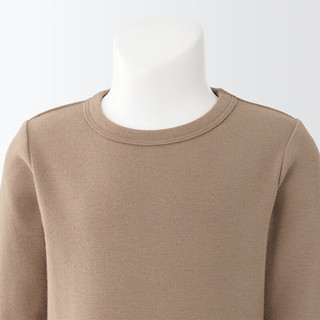 無印良品 MUJI 無印良品  婴童 起毛 罗纹织 长袖T恤 儿童童装
 CCD11A2A 浅棕色 90