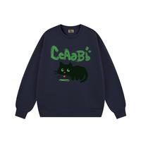 it ccaabb女装春季个性休闲圆领潮流印花女式卫衣