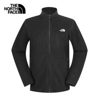 北面（The North Face）抓绒衣男户外休闲保暖外套24秋季|88R8 4H0/宇宙黑 L /175