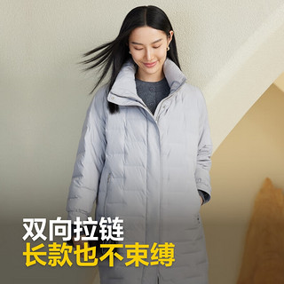 波司登秋冬季白鹅绒服女款商务时尚中长款优雅保暖外套