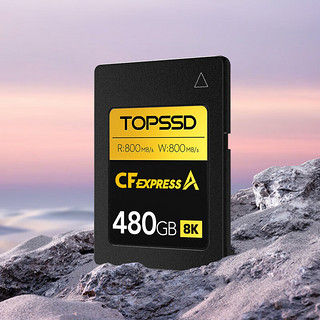 天硕（TOPSSD）天硕（TOPSSD）CFE-A卡 高品质CFA卡 CFExpress 800MB/S 高速存储卡 索尼相机内存卡 480GB 升级款【送卡盒】