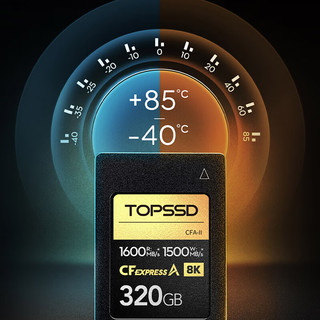 天硕（TOPSSD）CFE-A储存卡CFA高速存储卡1600MB/S三防8K视频索尼相机内存卡160G/320G 320GB【送卡盒】