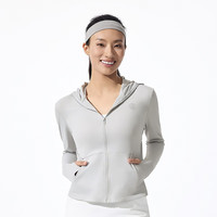 波司登（BOSIDENG）25夏季户外防晒衣女UPF100+防紫外线凉感原纱外套B250525144 冷月灰8063 XS 155/80A