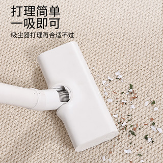 尚美巢品奶油风高级感仿剑麻地毯客厅沙发免洗床边毯家用轻奢地垫 军绿色
