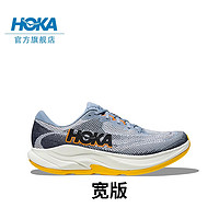 HOKA ONE ONE 男款春季林康4公路跑步鞋RINCON 4减震防滑透气 灰蓝色/暮光色