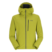 Rab睿坡男士户外防风透气软壳衣速干轻防水夹克休闲外套 QWS-57 蓝色INK M