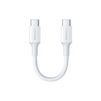 绿联 UGREEN充电宝短数据线双typec手机充电线适用苹果16eiPhone15promax14华为小米usbc转PD快充电超短款ctoc口