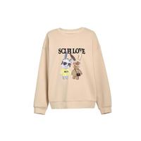 春装 印花绣花宽松休闲纯棉卫衣女