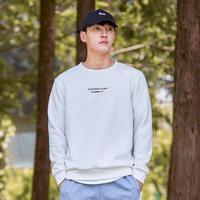 拓路者 Pioneer Camp男装圆领长袖t恤时尚印花休闲上衣春款舒适套头无帽衫男式卫衣