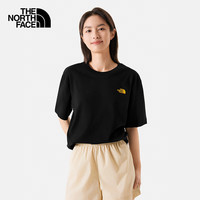 北面(The North Face)短袖T恤男女同款爱心情侣宽松帐篷露营休闲半袖24春夏新款|8DEM