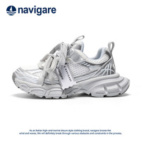 纳维凯尔Navigare25年春季新款童鞋韩版防滑耐磨跑步休闲运动鞋JTTDF