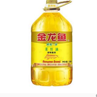 金龙鱼 食用油 精炼一级 特选一级菜籽油5L