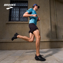 BROOKS Glycerin StealthFit 甘油22 贴合版 男女缓震运动跑步鞋 黑色 43