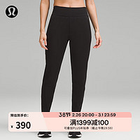 lululemon丨It's Rulu™ 女士跑步高腰运动裤 *拉绒 LW5GBZA 黑色 M