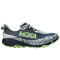 HOKA ONE ONE男款春季飞速羚羊6越野跑步鞋SPEEDGOAT 6轻量抓地 灰蓝色/暮光色 42