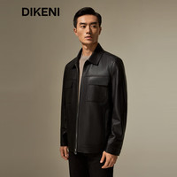 迪柯尼(DIKENI)【品质哑光绵羊皮】秋冬新款男士经典1034工装皮衣夹克