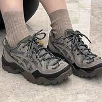 亚瑟士（asics）:GEL-PICKAX:登山徒步户外运动鞋减震男女同款功能鞋 1203A746-021【流光白】 37.5
