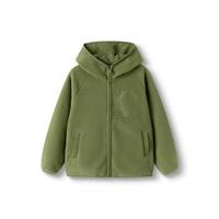 纯色百搭摇粒绒儿童外套男童女童保暖上衣秋冬童装