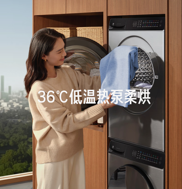 MIJIA 米家 洗烘套装Pro XQG100MJ109+H100MJ105 热泵式洗烘套装 10KG