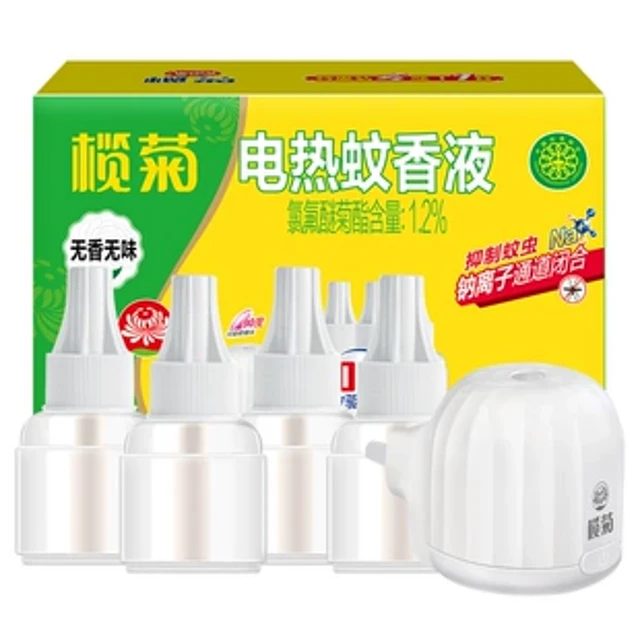 榄菊 电热蚊香液 4液1器