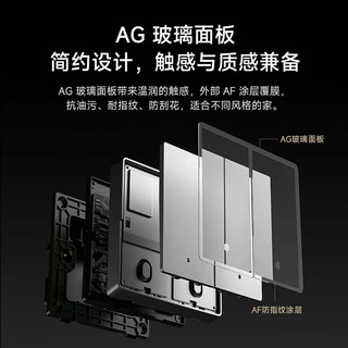 小米 智能开关Pro 双开 Mesh2.0 白色 智能家居