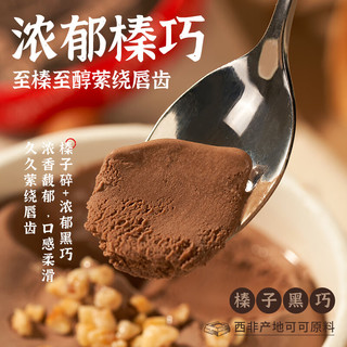 轻遇（SoftCrush）榛子黑巧味 牛乳零蔗糖冰淇淋杯装300g
