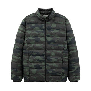 中和休闲男夹克羽绒服轻薄款青年保暖外套冬季防风面包服A7427040