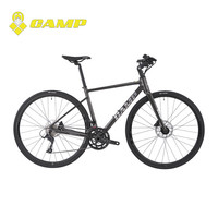 坎普（CAMP）25款 RADONX 平把铝合金内走线筒轴车架18速公路车油压碟刹自行车 闪银黑 46码