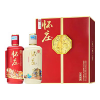 怀庄龙年53度酱香型纪念酒 纯粮酿造 500mL/瓶 高档礼盒装 年货节送礼 53%vol 500mL 2瓶 龙凤呈祥1盒