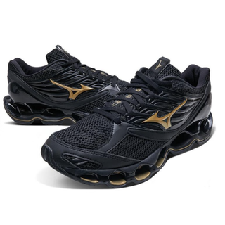 Mizuno 美津浓 Prophecy 13S 中性跑鞋 J1GC2449-54 黑色/黄色 41